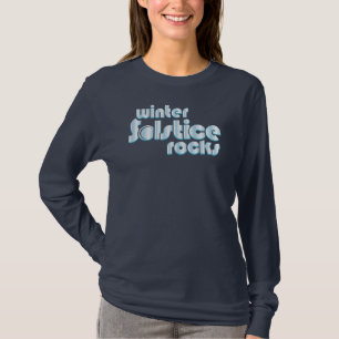 Winter Solstice Rocks Midwinter Novelty T-Shirt