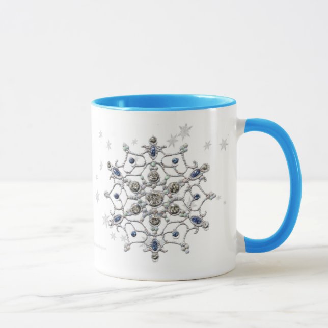 Winter Solstice Snowflake Mug (Right)