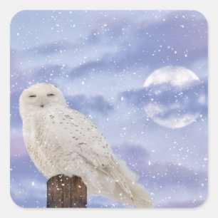 Winter solstice square sticker