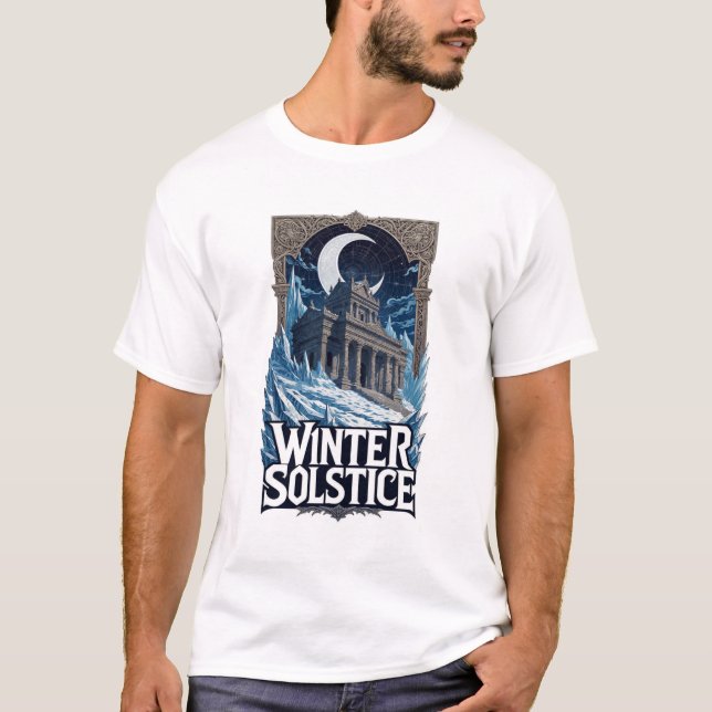 Winter Solstice Temple T-Shirt (Front)