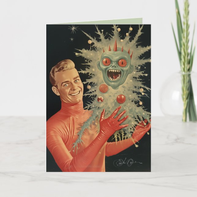 Winter Solstice Time Holiday Card (Front)