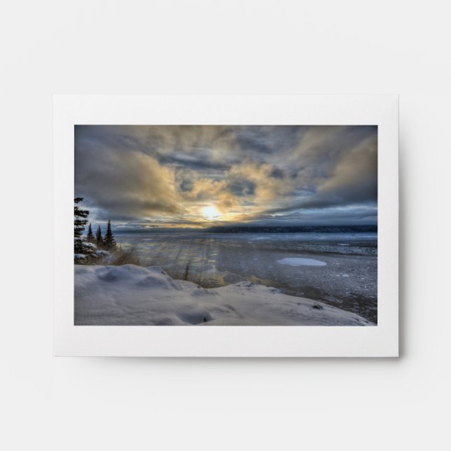 Winter Solstice Turnagain Arm Envelopes (Front)