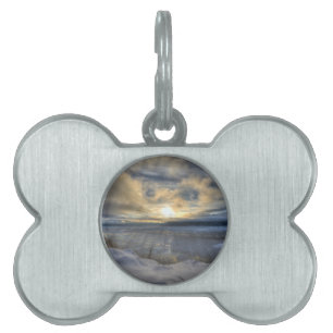 Winter Solstice Turnagain Arm Pet ID Tag