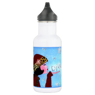 "Winter Sparkles DIVA” 532 Ml Water Bottle