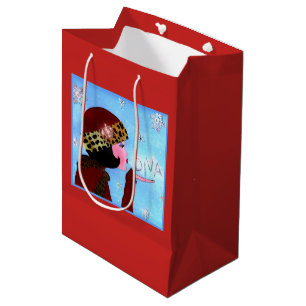 Winter Sparkles Diva Medium Gift Bag