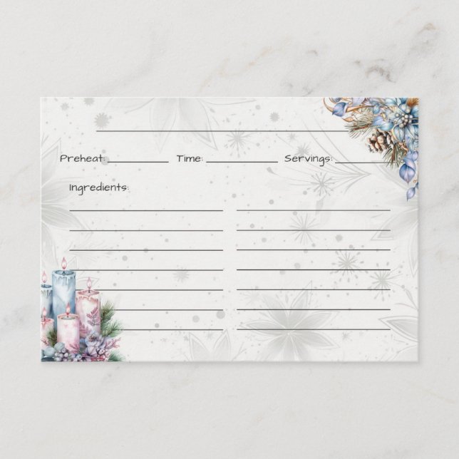 Winter Spice Basic Recipe Card (Front)