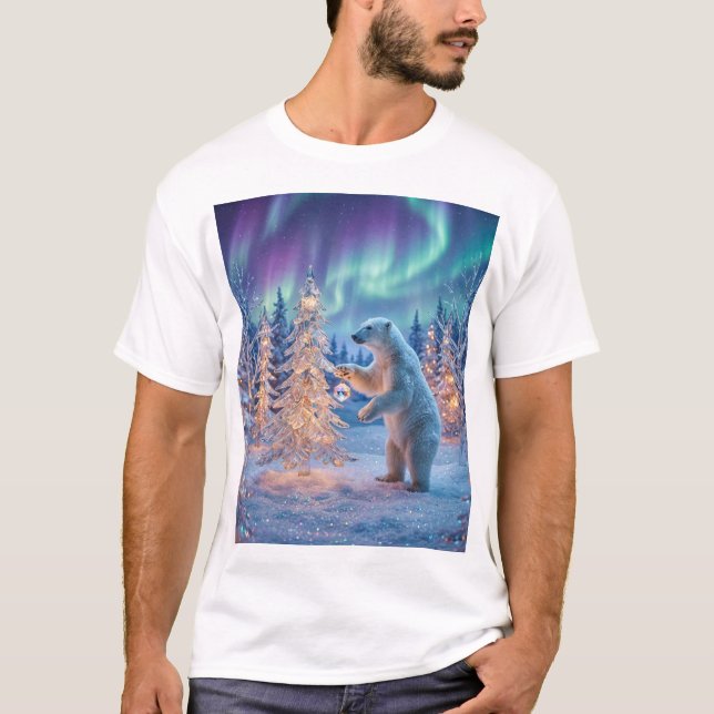 Winter Spirit in the Northern Sky T-Shirt (Front)