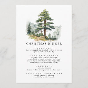 Winter Splendour Christmas Dinner Holiday Party Menu
