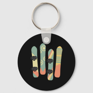 Winter Sport Enthusiast Snowboarder Life Snow Boar Key Ring