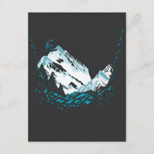 Winter Sport Snowboard Snow Mountain Snowboarding Postcard
