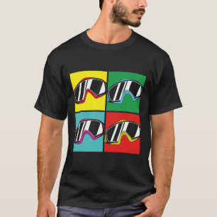 Winter Sport Snowboarding Goggles Pop Art Snowboar T-Shirt