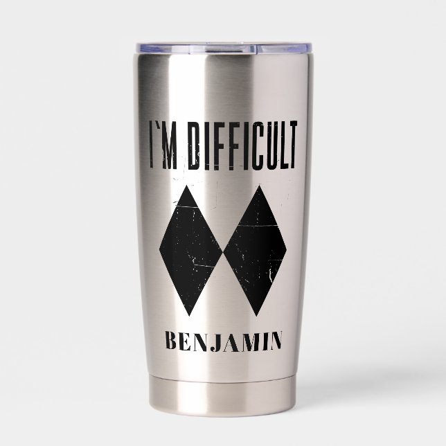 Winter Sports Apres Ski Gag Personalized Insulated Tumbler (Front)