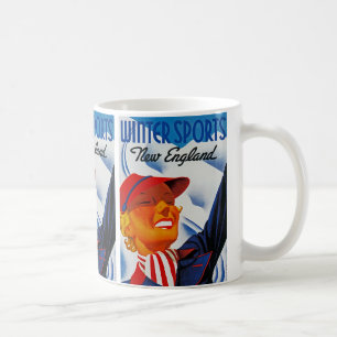 Winter Sports in New England Coffee Mug