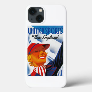 Winter Sports New England iPhone 13 Case