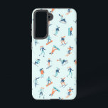 Winter Sports Pattern Samsung Galaxy Case<br><div class="desc">Check out this cute pattern featuring people in various winter sport activities.</div>