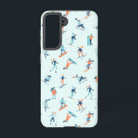Winter Sports Pattern Samsung Galaxy Case<br><div class="desc">Check out this cute pattern featuring people in various winter sport activities.</div>