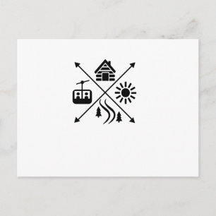 Winter Sports Postcard