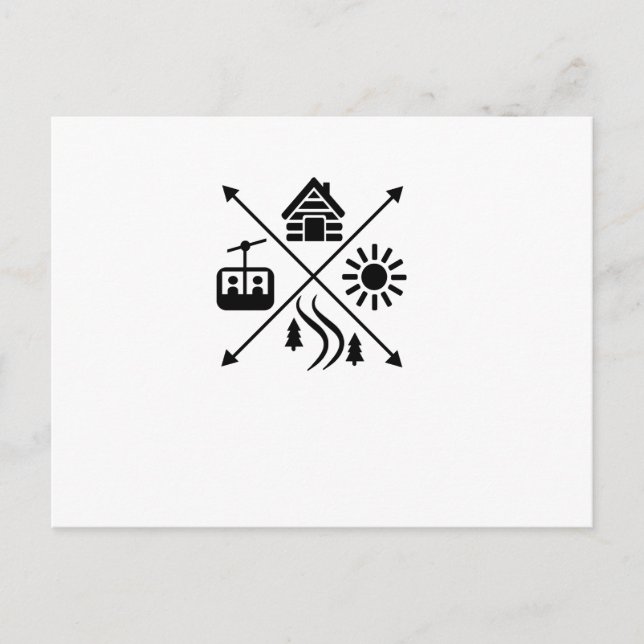 Winter Sports Postcard (Front)