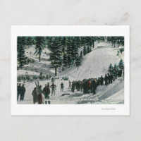 Winter Sports Scene at Charleston Mountain