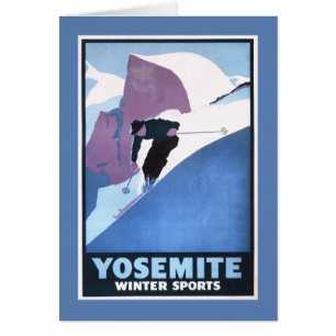 Winter Sports Skiing Promotional Poster
