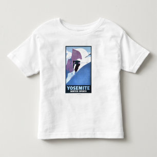 Winter Sports Skiing Promotional Poster Toddler T-Shirt