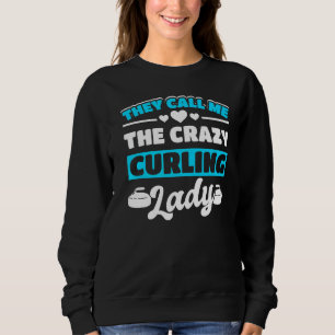 Winter Sports Stone Ice Curling Curler 1 Sweatshirt