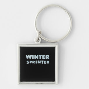 Winter Sports - Winter Sprinter - Ski Shirt Key Ring