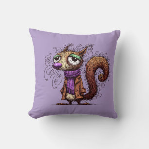 Winter Squirrel Cushion
