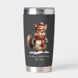 Winter Squirrel Insulated Tumbler