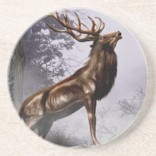 Winter Stag Coaster