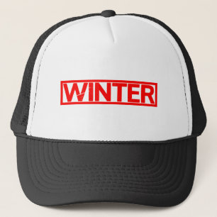 Winter Stamp Trucker Hat