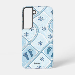 Winter Steps Galaxy S22 Case 