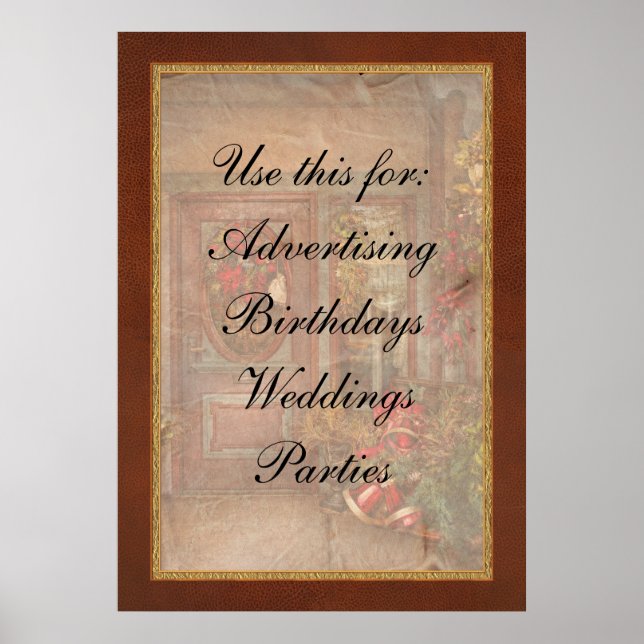 Winter - Store - Dressed for the holidays Poster (Front)