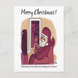 Winter Storm Holiday Post Card