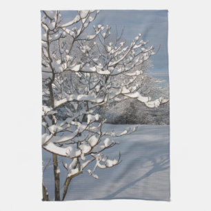Winter Storm Tea Towel