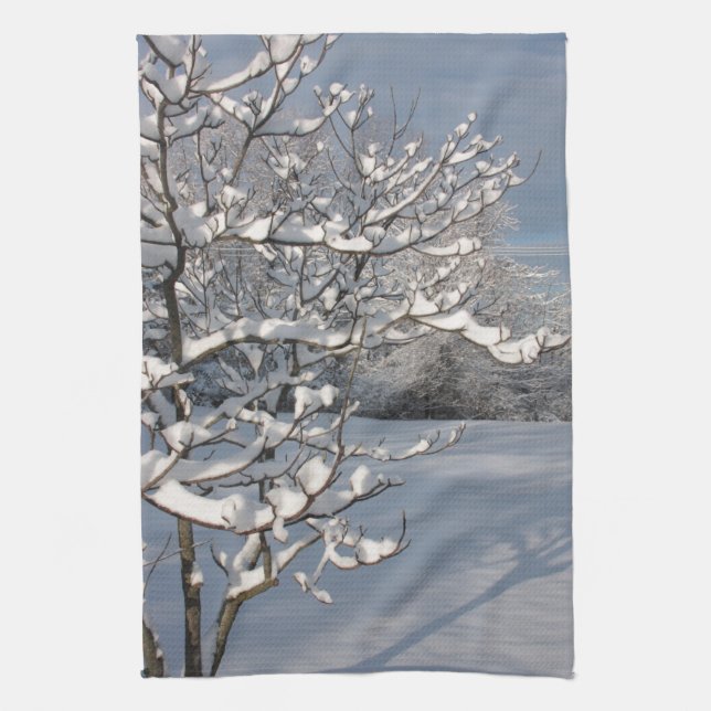 Winter Storm Tea Towel (Vertical)
