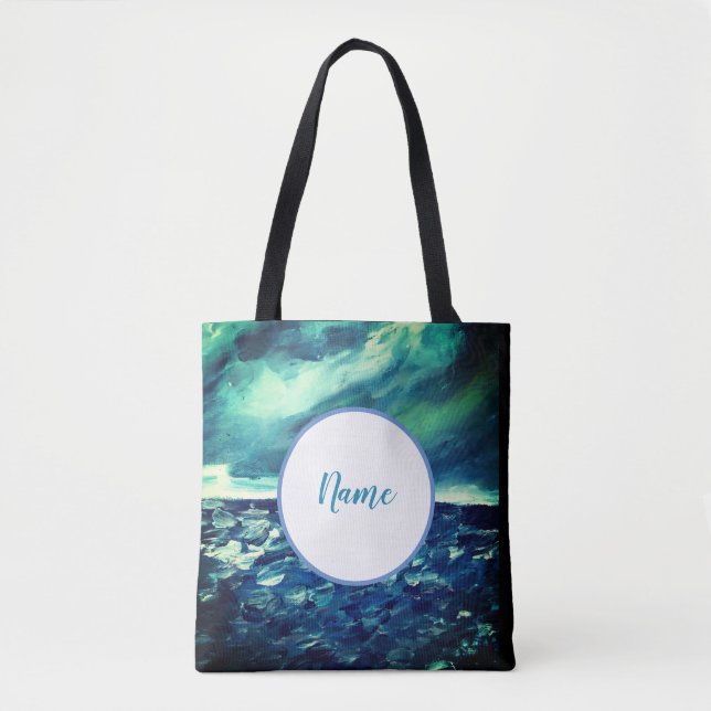 Winter Storm Tote Bag (Front)
