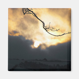 Winter Sun Magnet