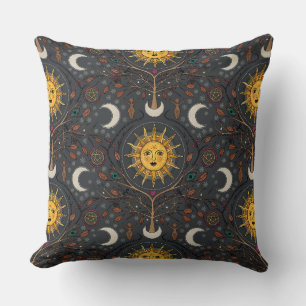 winter sun soft black cushion