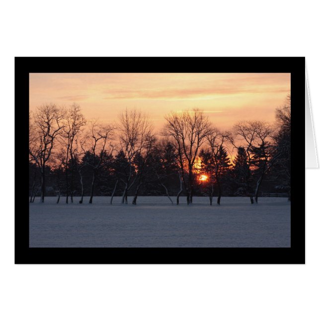 Winter Sunrise (Front Horizontal)