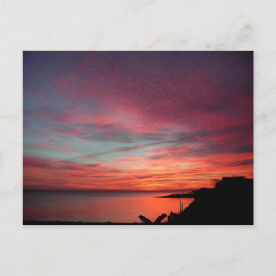 Winter Sunrise in East Hampton Postcard