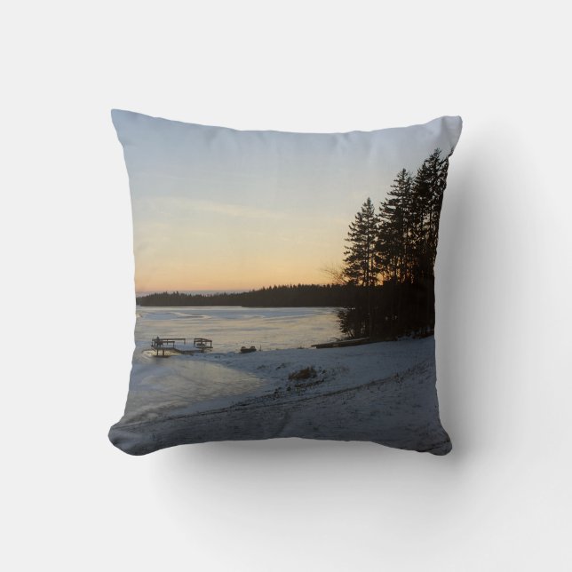 Winter Sunset Cushion (Front)