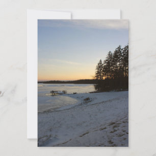 Winter Sunset Invitation