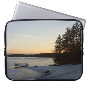 Winter Sunset Laptop Sleeve