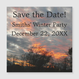 Winter Sunset Nature Landscape Photography