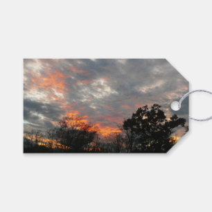 Winter Sunset Nature Landscape Photography Gift Tags