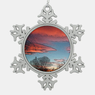 "Winter Sunset" Ornament