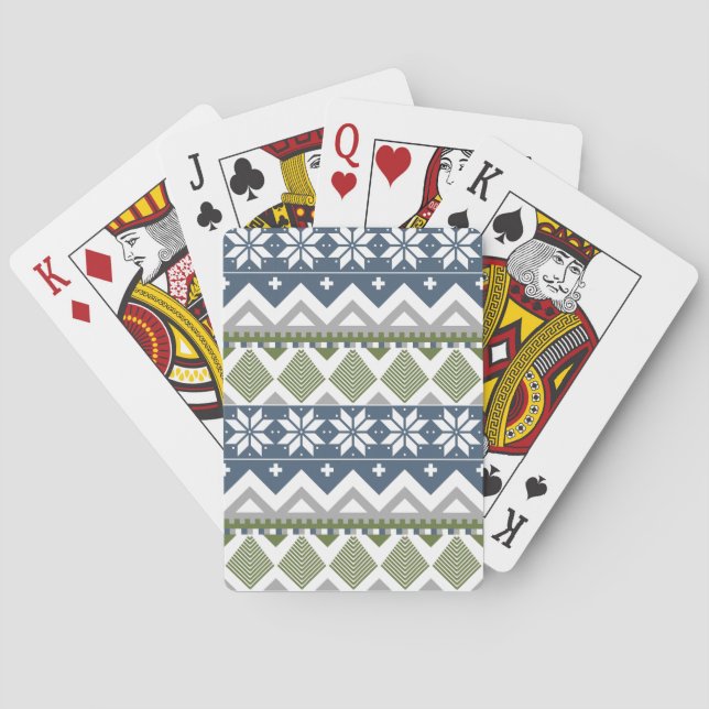 Winter Sweater Classic Playing Cards (Back)