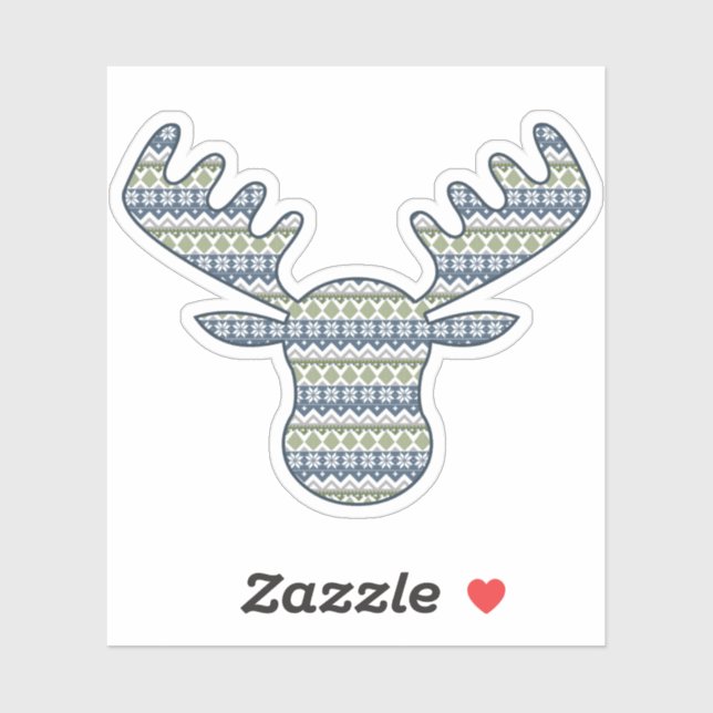 Winter Sweater Contour Sticker (Sheet)