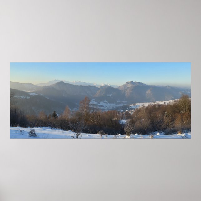 Winter Tatras View from Beskids Poster (Front)